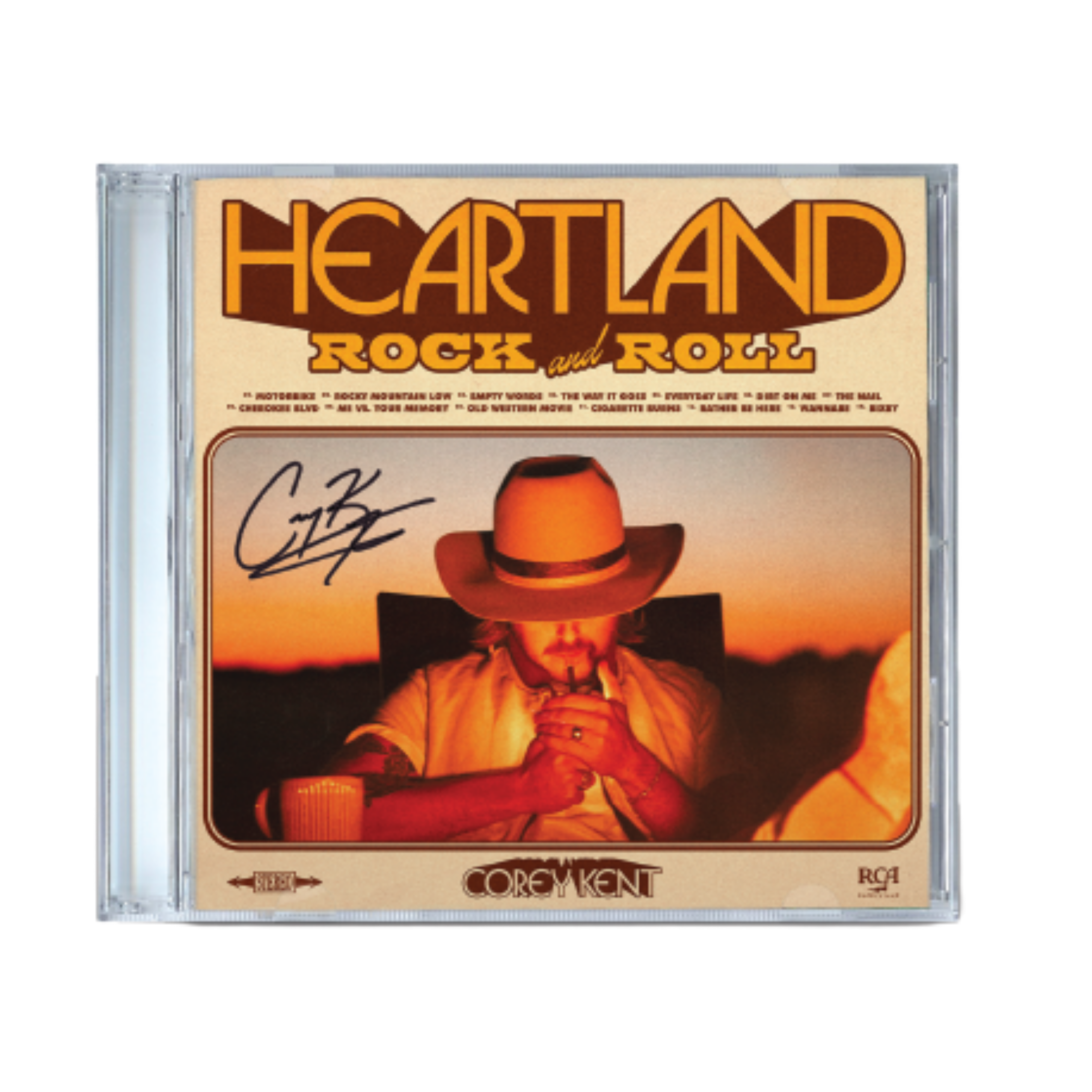 Heartland Rock and Roll (Autographed CD) – Corey Kent