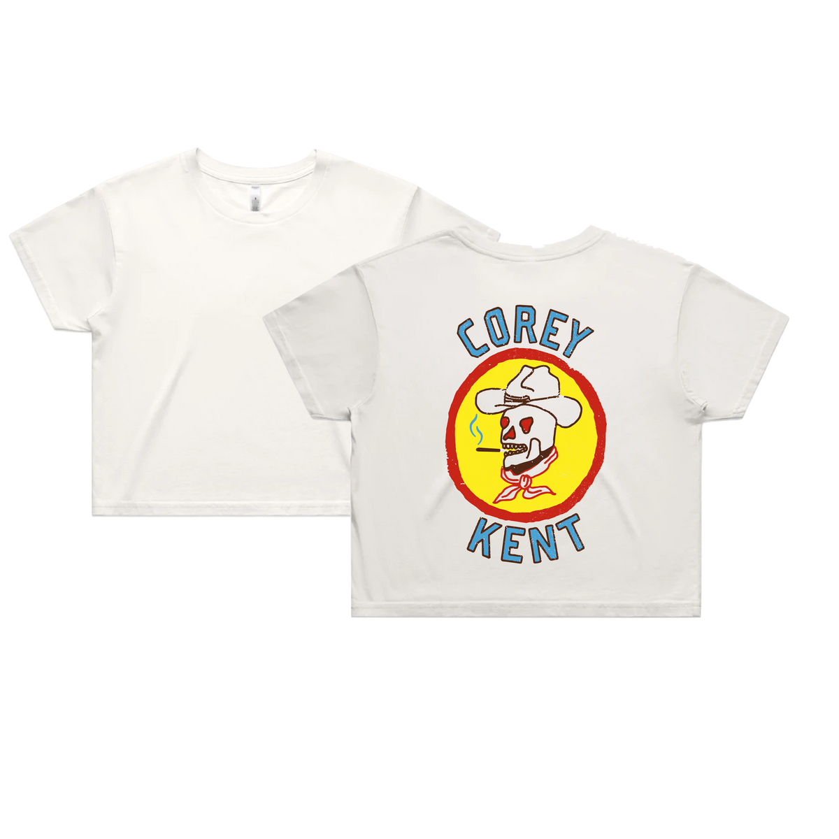 Skull Cowboy Crop Top