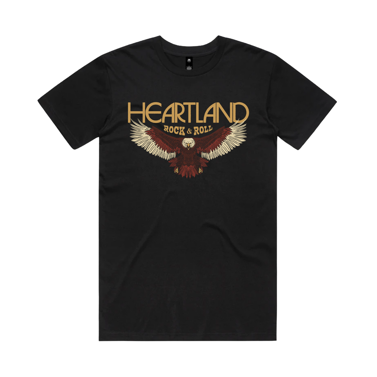 Heartland Eagle Black Tee