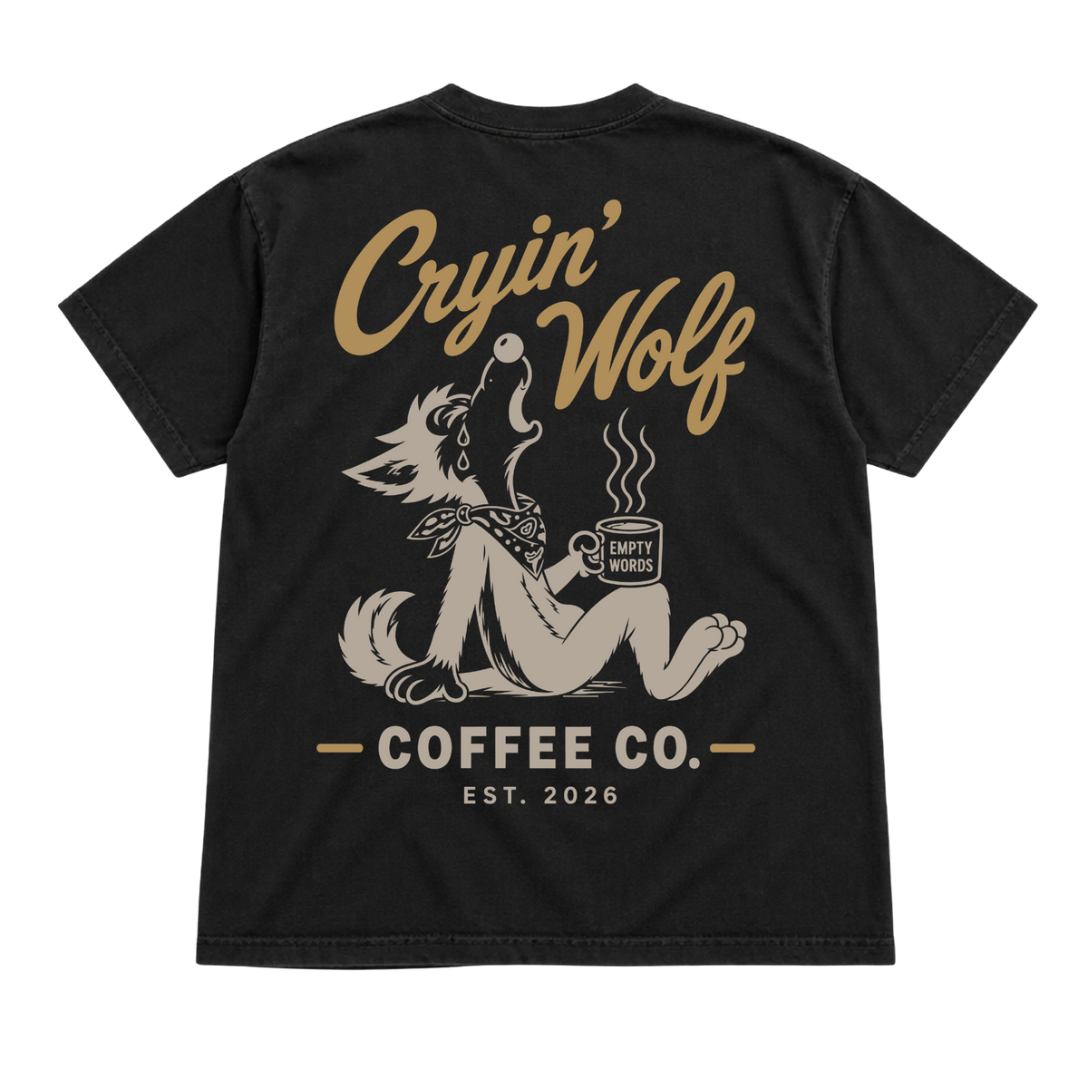 Cryin' Wolf Tee