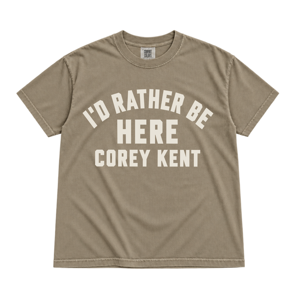 I'd Rather Be Here tee