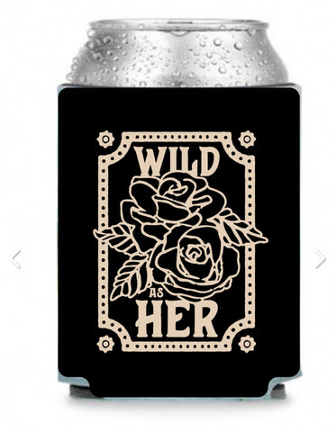 Black & Tan Wild As Her Koozie